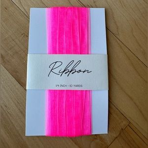 Hot Pink 1/4 inch Ribbon - 10 yards